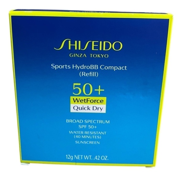 Shiseido HydroBB Compact for Sports Refill SPF50+ Water Resistant Sunscreen Dark - Picture 1 of 3